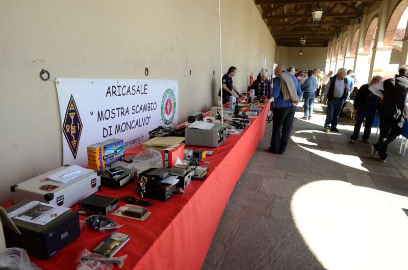 Booth of the italian amateur radio association ARI - Casale Monferrato