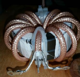 Balun: cavo preparato lato connettore