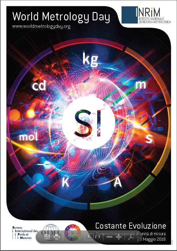 Locandina Giornata Mondiale della Metrologia 2018 - INRiM