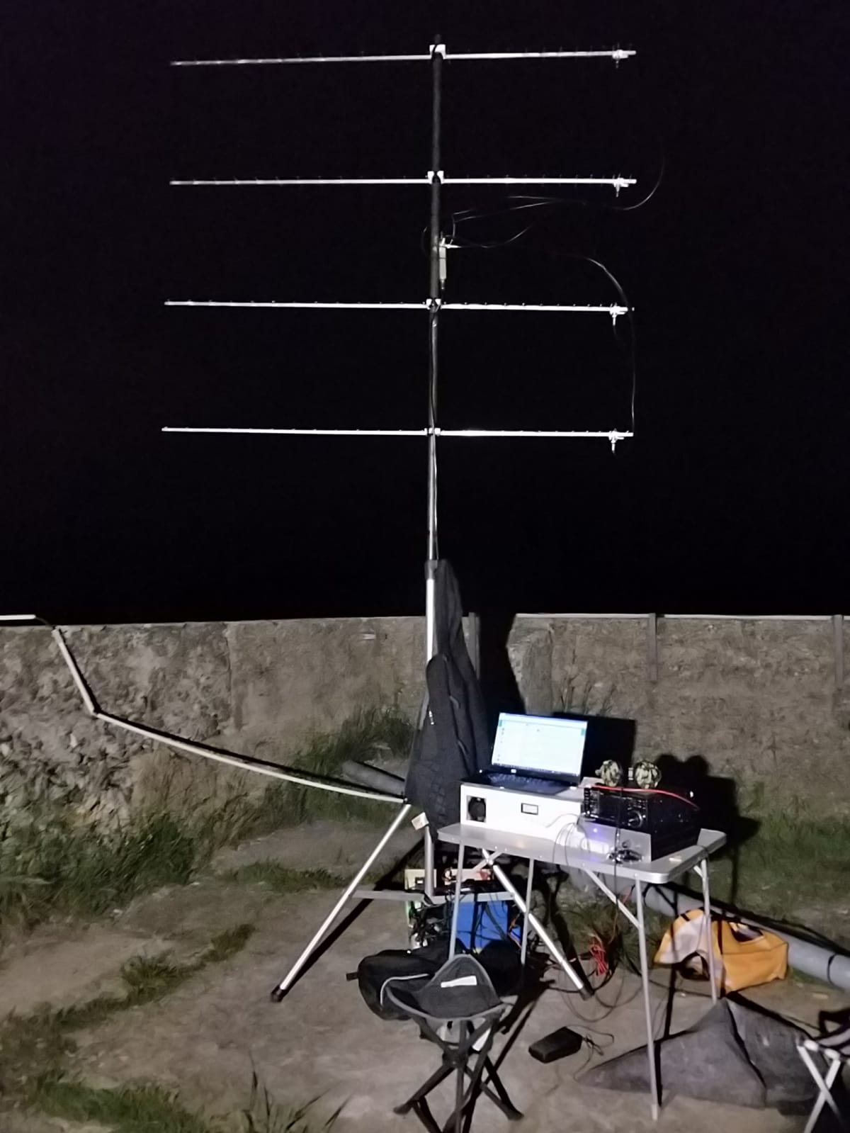 IZ1KGA Italian Activity Contest 1296 MHz by night