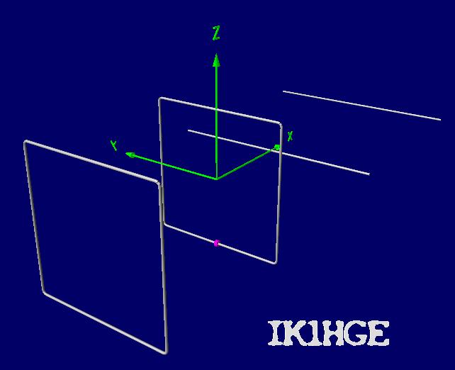 Quagi 70 MHz - Structure